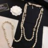 18K CC Pearl Choker Necklace