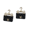18K CC Classic Bag Pendant Earrings