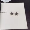 18K CC Star Earrings