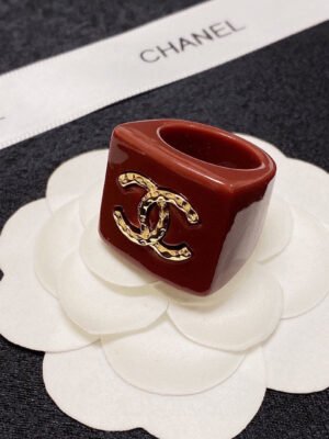 18K CC Vintage Red Ring