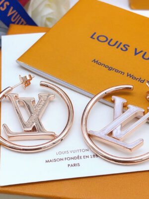 18K Louis Louise Hoop Pearls Earrings