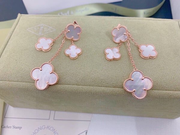 18K Magic Alhambra Four Motifs Earrings