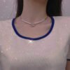 18K CC Pearls Choker Necklace