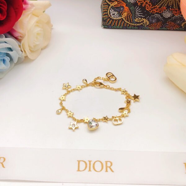 18K CD Star Crystal Bracelet