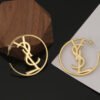 18K Saint Monogram Earrings