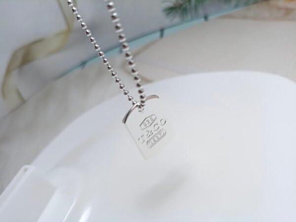 18K T 1837 Tag Pendant Necklace