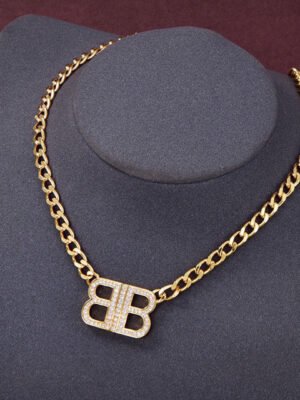 18K BB Icon Chain Diamonds Necklace