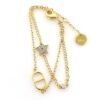 18K CD Star Diamond Bracelet