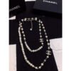 18K CC Long Pearl Necklace