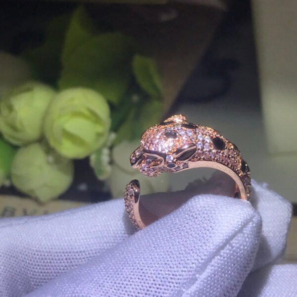 18K Panth¨¨re De Diamond Ring