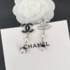 18K CC Pearl Crystals Earrings