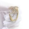 18K CC Chain Pendant Earrings