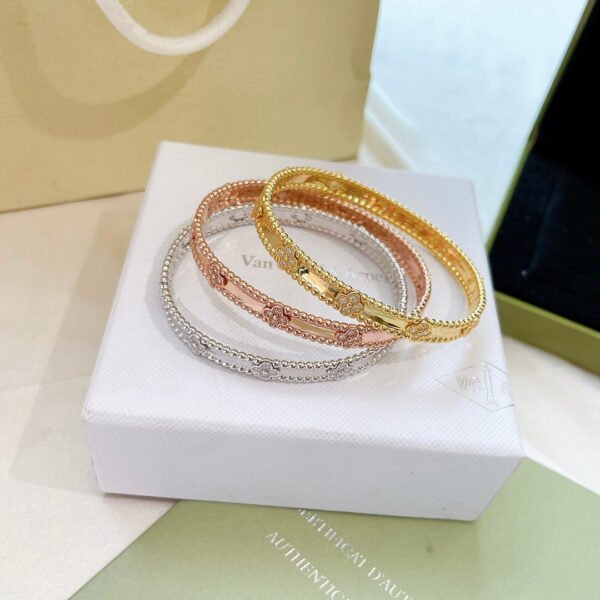 18K Rose Gold Perl¨¦e Sweet Clovers Small Bracelet