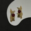 18K T Bird Diamonds Earrings