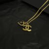 18K CC Black Heart Necklace