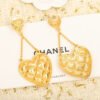 18K CC Coco Crush Heart Pendant Earrings