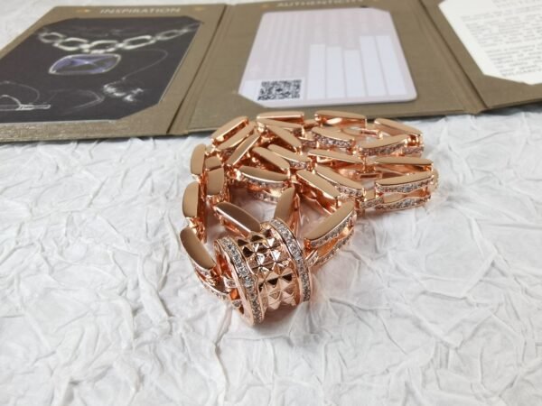 18K B.ZERO1  Diamonds Chain Link Necklace