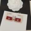 18K Red Bag Pendant Earrings