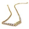 18K CD J'adior Crystal Choker Necklace