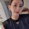 18K Pra Triangle Open Earrings