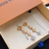 18K Louis Monogram Earrings