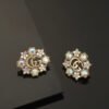 18K Double G Blue Flowers Earrings