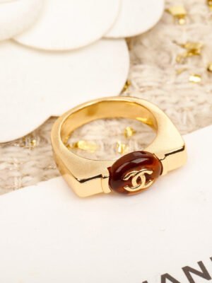 18K CC Red Ring