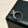 18K T Pav¨¦ Tiffany Setting Engagement Ring