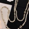18K CC Pearl Choker Necklace