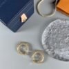 18k Louis Circle Diamonds Earrings