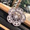 18K CC Camellia Pearls Brooch