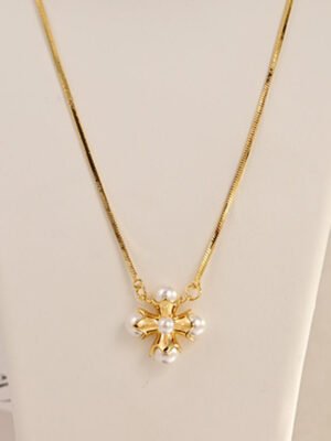 18K CE Triomphe Pearl Necklace