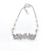 18K CC Crystals Necklace
