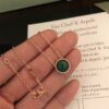 18K Perl¨¦e couleurs Malachite Necklace