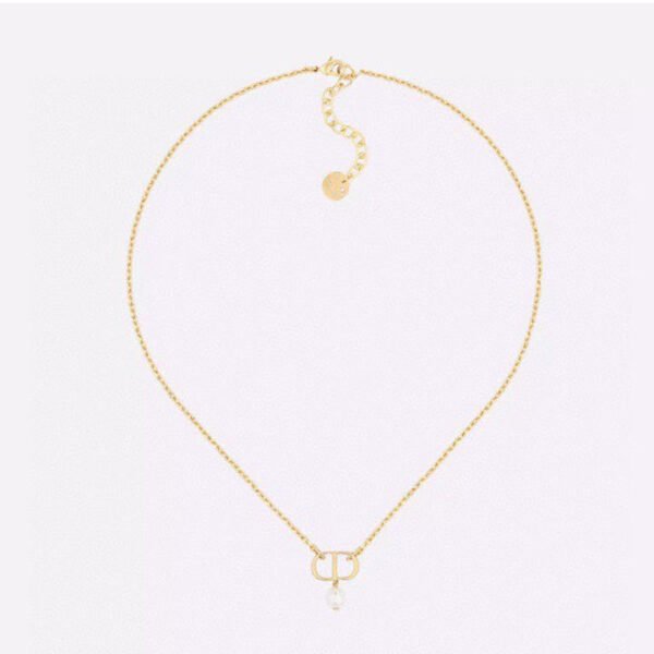 18K Petit CD Pearl Necklace