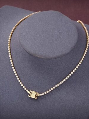 18K Triomphe Crystals Necklace