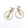 18K CC No5 Perfume Pendant Earrings