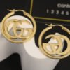 18K Double G Earrings