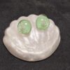 18K CC Green Earrings
