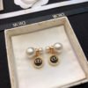 18K CD Black Pearls Earrings