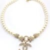 18K CC Pearls Chain Necklace