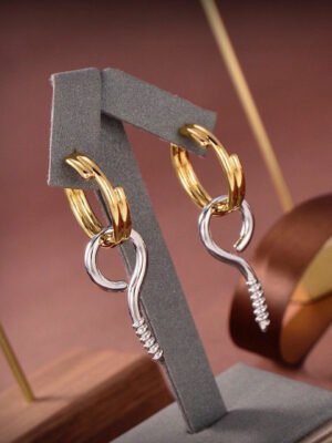 18K BB Screw Earrings