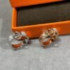 18K Collier De Chien Lock Diamonds H Ring