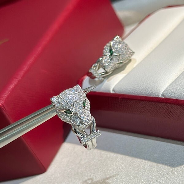 18K Panth¨¨re De Diamond Earrings