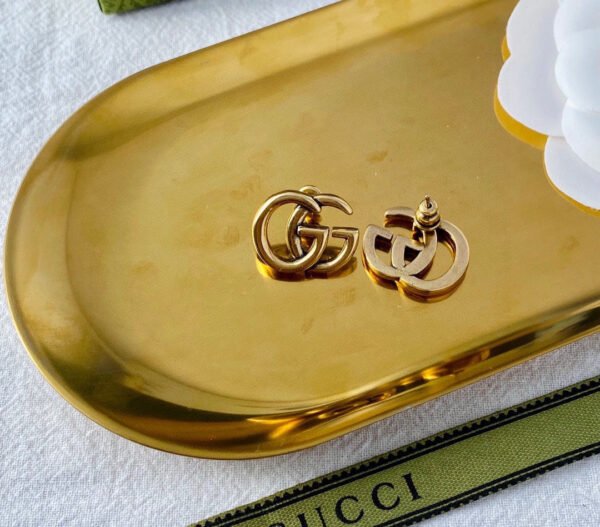18K Double G Earrings