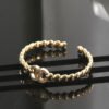 18K CC Open Cuff Bracelet