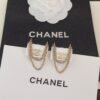 18K CC White Bag Earrings