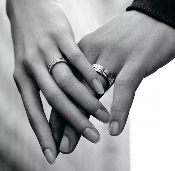 18K T Narrow Pav¨¦ Diamond Ring