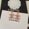 18K CC Pink Crystals Earrings
