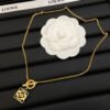 18K Anagram Pendant Necklace